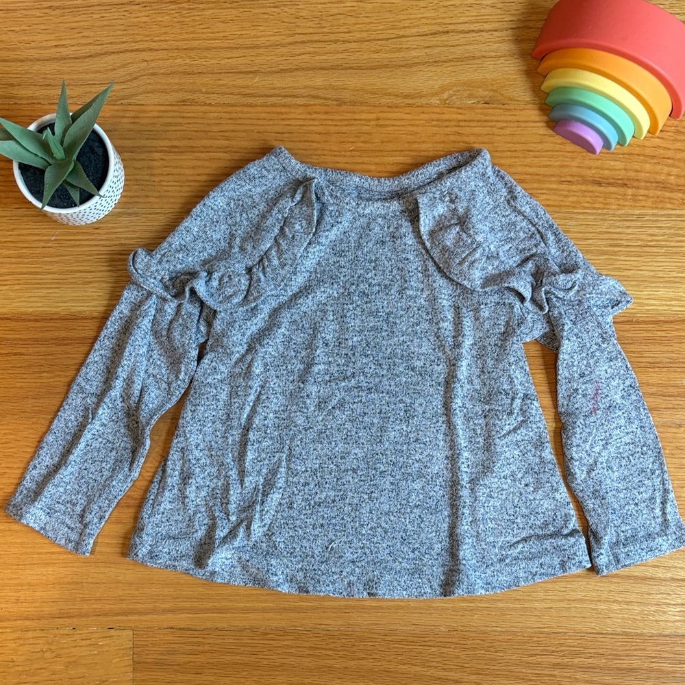 4/$21 2T Cat & Jack Gray Kids Lightweight Sweater